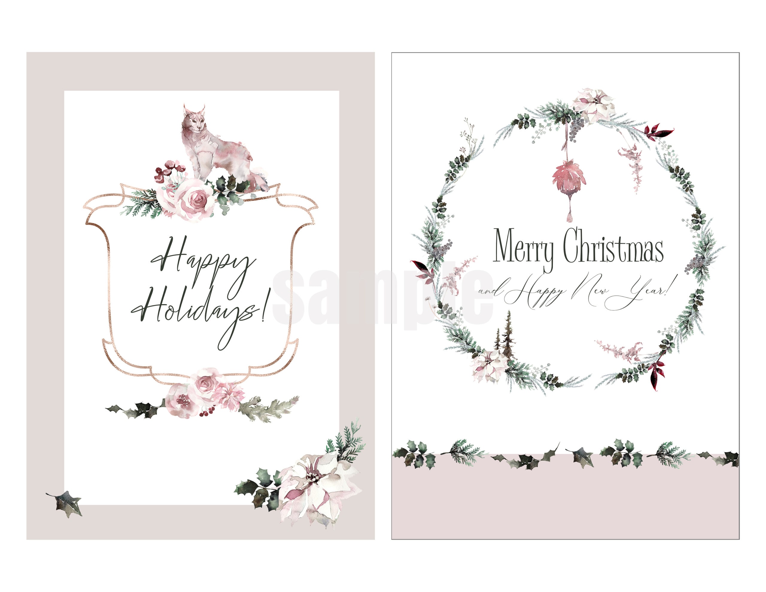 diy holiday greetings: free printable christmas cards
